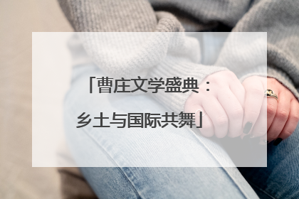 曹庄文学盛典：乡土与国际共舞