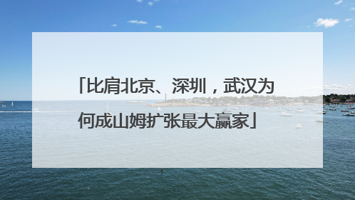 比肩北京、深圳，武汉为何成山姆扩张最大赢家