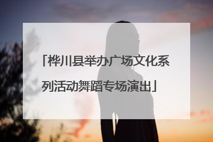 桦川县举办广场文化系列活动舞蹈专场演出