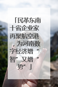民革东南十省企业家再聚航空港，为河南数字经济增“智”又增“势”