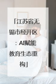 江苏省无锡市经开区：AI赋能教育生态重构
