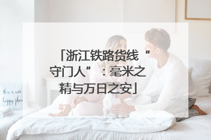 浙江铁路货线“守门人”：毫米之精与万日之安