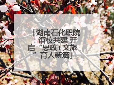 湖南石化职院：馆校共建 开启“思政+文旅”育人新篇