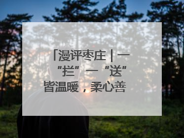 漫评枣庄｜一“拦”一“送”皆温暖，柔心善意映枣城