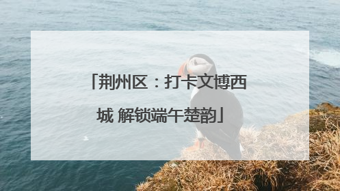 荆州区：打卡文博西城 解锁端午楚韵