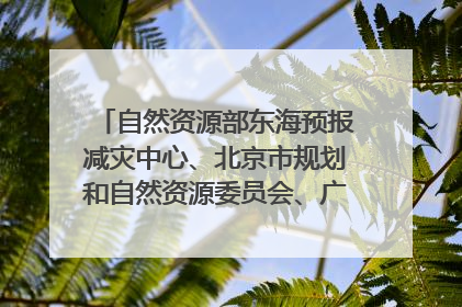 自然资源部东海预报减灾中心、北京市规划和自然资源委员会、广东省林业系统等正在招聘｜招聘信息