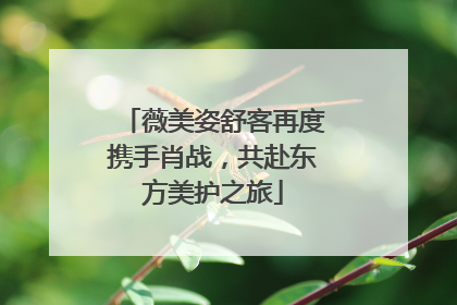 薇美姿舒客再度携手肖战，共赴东方美护之旅