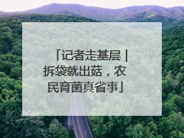 记者走基层｜拆袋就出菇，农民育菌真省事