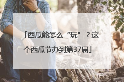 西瓜能怎么“玩”？这个西瓜节办到第37届
