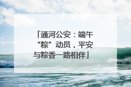 通河公安：端午“粽”动员，平安与粽香一路相伴