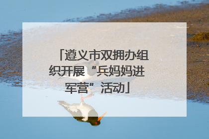 遵义市双拥办组织开展“兵妈妈进军营”活动