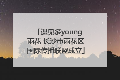 遇见多young雨花 长沙市雨花区国际传播联盟成立