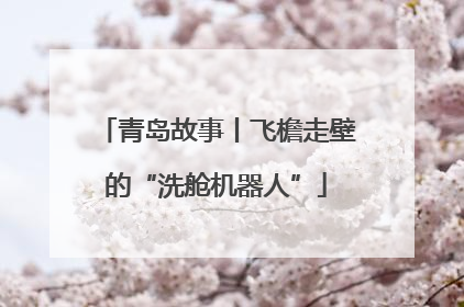 青岛故事丨飞檐走壁的“洗舱机器人”