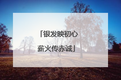 银发映初心 薪火传赤诚