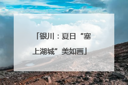 银川：夏日“塞上湖城”美如画