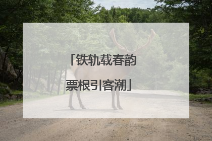 铁轨载春韵 票根引客潮