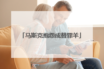 马斯克抱怨成替罪羊