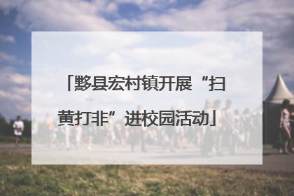 黟县宏村镇开展“扫黄打非”进校园活动