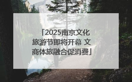 2025南京文化旅游节即将开幕 文商体旅融合促消费