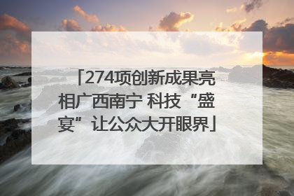 274项创新成果亮相广西南宁 科技“盛宴”让公众大开眼界