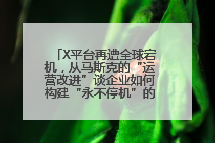 X平台再遭全球宕机，从马斯克的“运营改进”谈企业如何构建“永不停机”的数字护城河